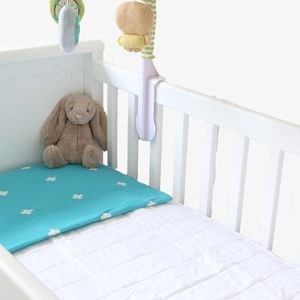 Cot Quilted Fitted Mattress Protector